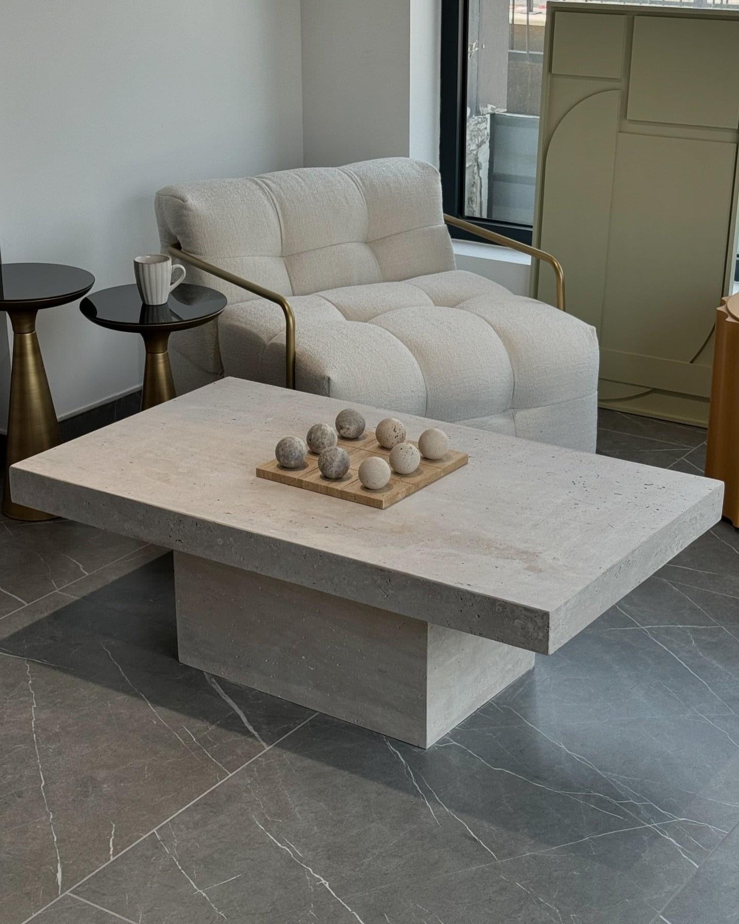 Zara Travertine middle table