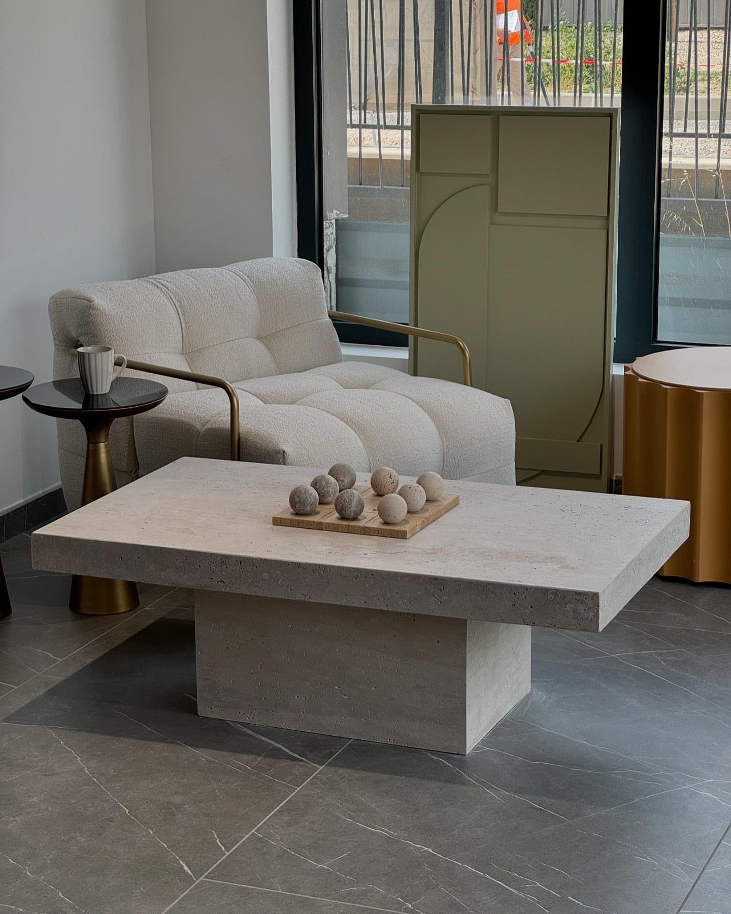 Zara Travertine middle table