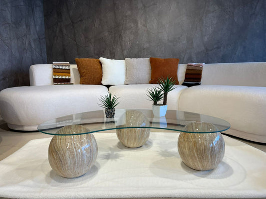 MARBLE BALL TABLE