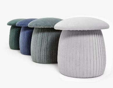 mushroom ottoman